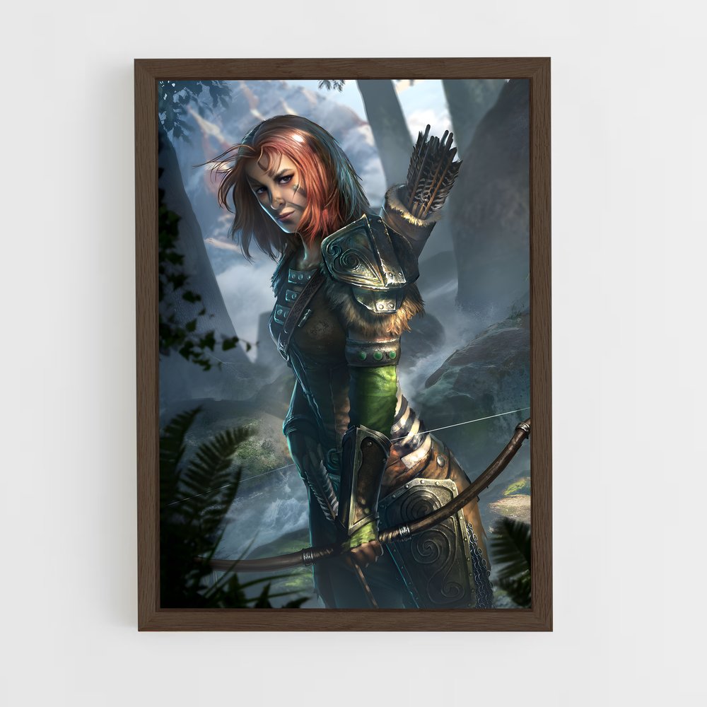 Poster Aela, Archère Éternelle – affiche Skyrim (vue 5)